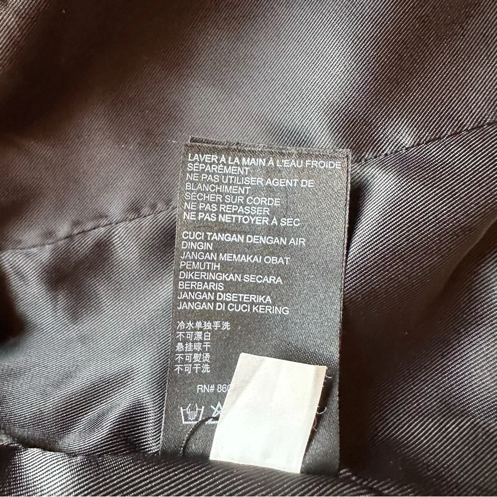 BEBE Faux Fur Trim Vest Textured Open Front XS #14 - Picture 7 of 8